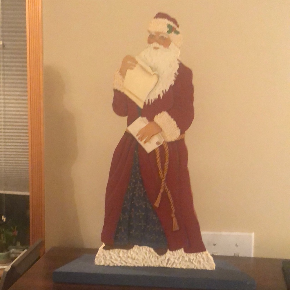 Handmade Santa decorations